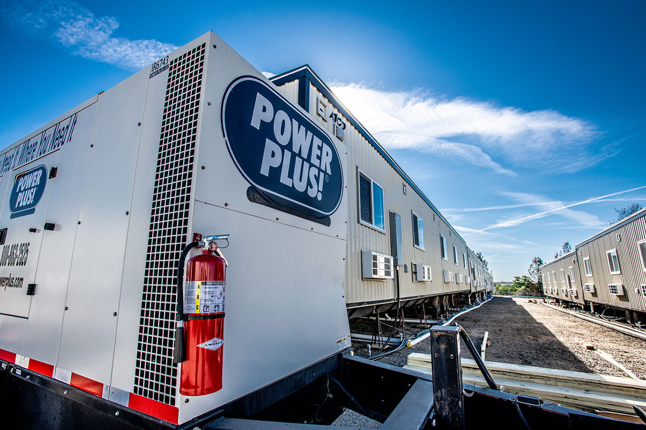 Industrial Generator. Dallas Texas Truck.